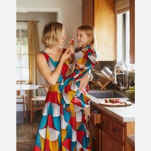 Sika x Anthropologie Geometric maxi dress - women 2